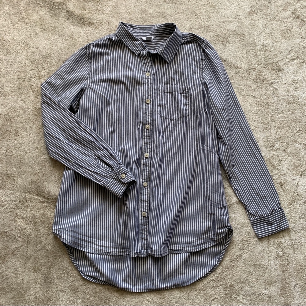 Sonoma Striped Button Down Shirt - Soft